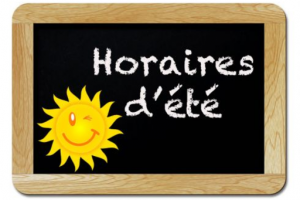 Horaires d’été des permanences du CRIC!!