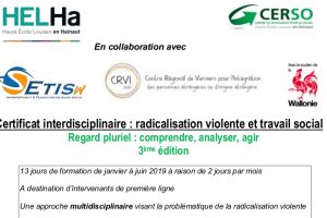 Certificat interdisciplinaire : radicalisation violente et travail social