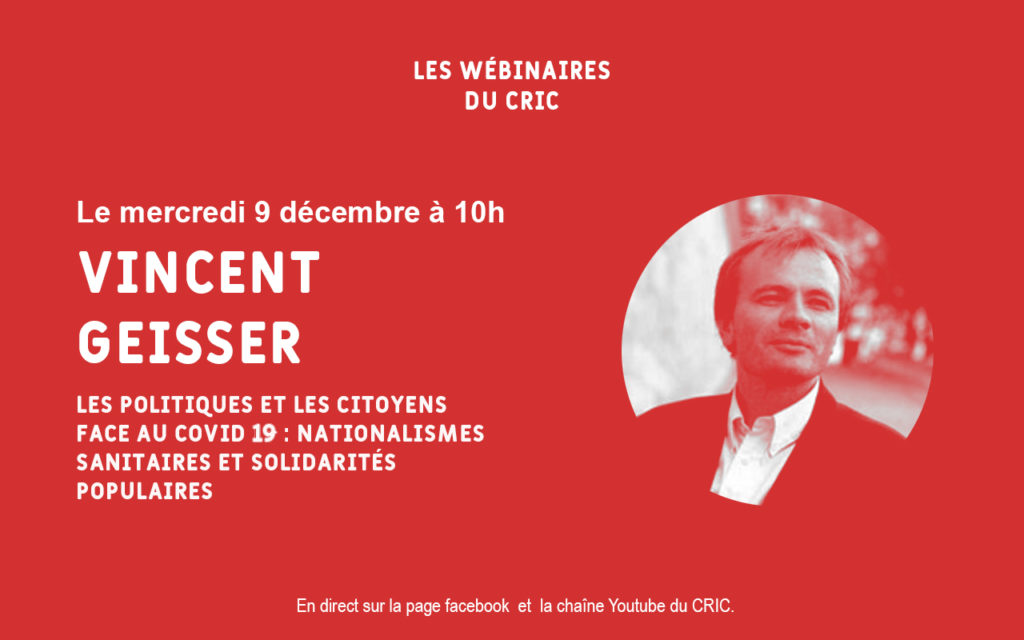 webinaire du Cric : vincent geisser