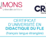 Certificat d&rsquo;Université en didactique du FLE